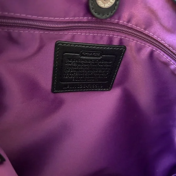 Women’s Coach Black Leather Handbag - Picture 4 of 14